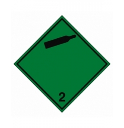 Znak transportowy – ADR 2.2B – Gaz niepalny, nietrujący, ADR 2.2B-297X297-B7525