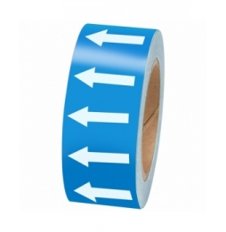 Taśma ze strzałkami kierunkowymi (1300szt.), ARROW TAPE: WHITE/BLUE 50MMX33M