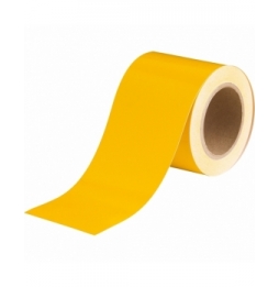 Taśma poliestrowa żółta PIPEBANDINGTAPEYELLOW100MMX33M wym. 100.00 mm x 33.00 m