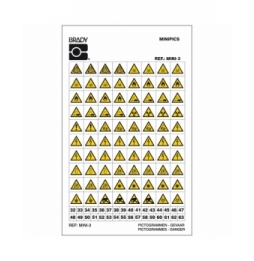 Minipiktogramy – Mini 3: Niebezpieczeństwo (96szt.), MINI-3
