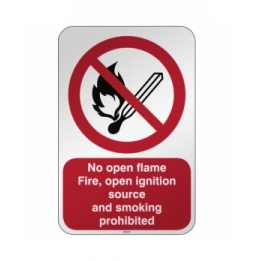 Zakaz używania otwartego ognia ogień, zakaz używania otwartych źródeł zapłonu…, P/P003/EN93/RFL-390X590-1