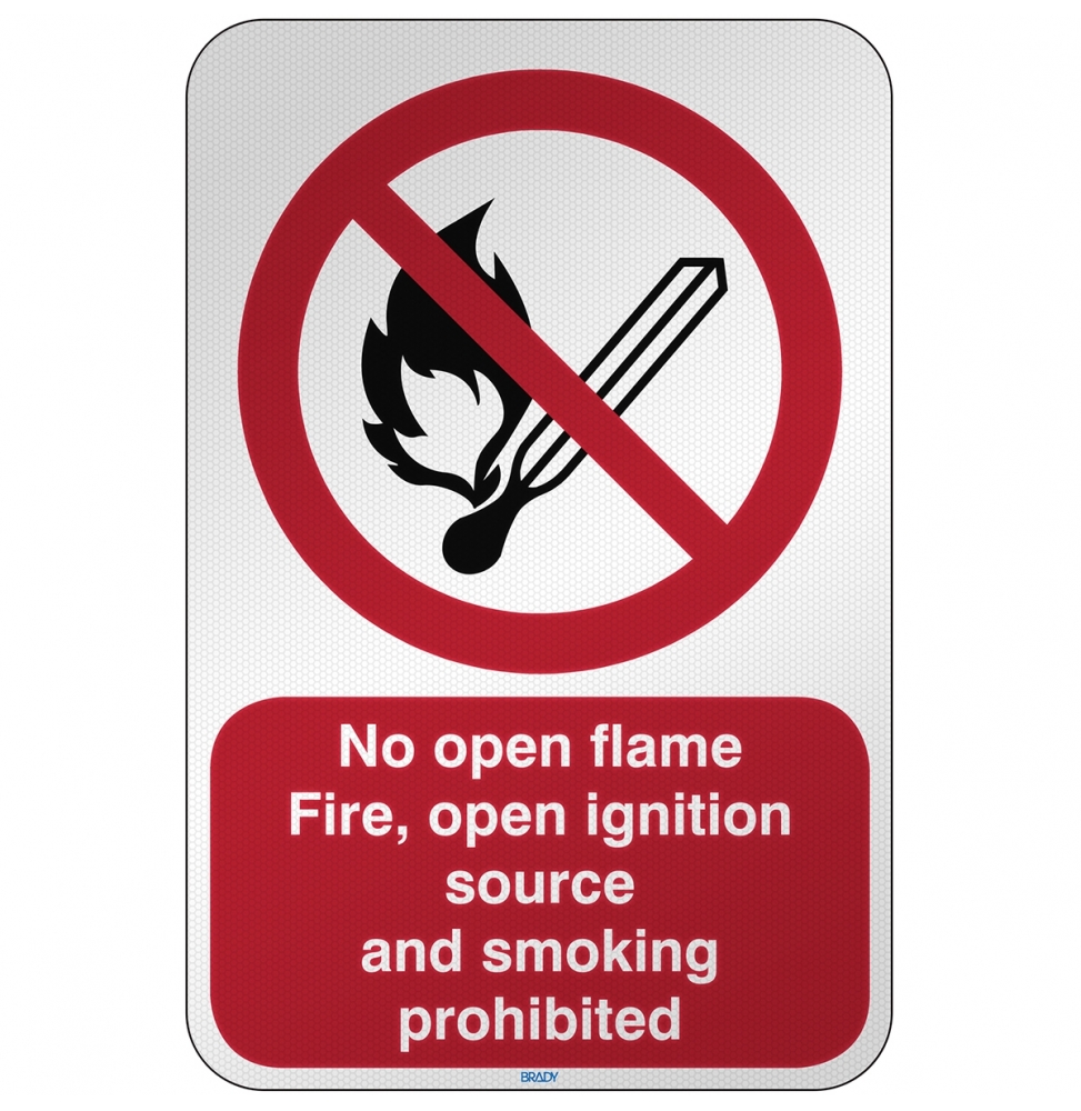 Zakaz używania otwartego ognia ogień, zakaz używania otwartych źródeł zapłonu…, P/P003/EN93/RFL-390X590-1