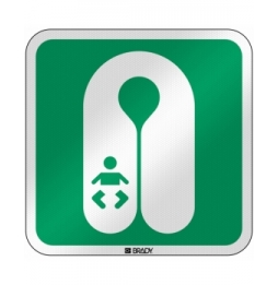 Znak bezpieczeństwa ISO - Pas ratunkowy dla niemowląt, E/E046/NT/RFL-390x390-1