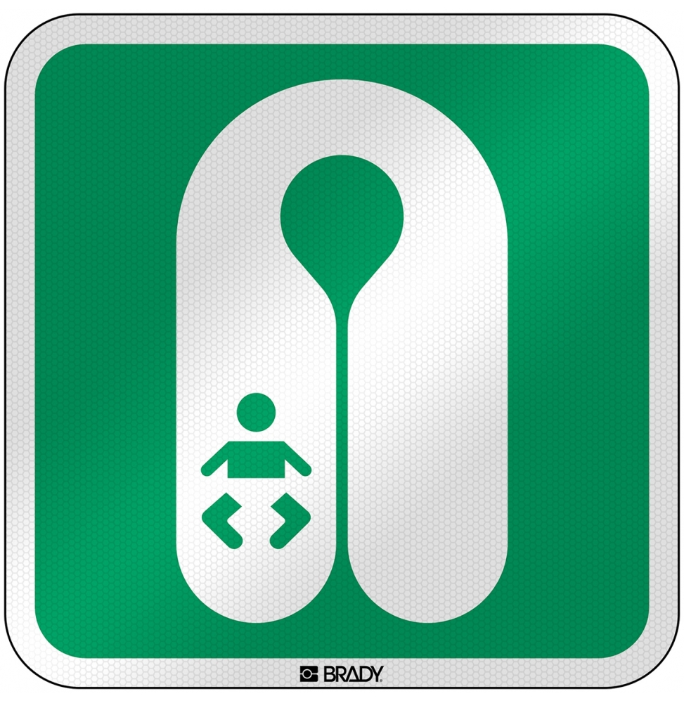 Znak bezpieczeństwa ISO - Pas ratunkowy dla niemowląt, E/E046/NT/RFL-390x390-1