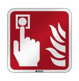 Znak bezpieczeństwa ISO - Alarm pożarowy, F/F005/NT/RFL-390x390-1