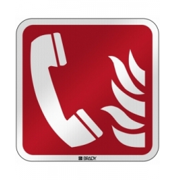 Znak bezpieczeństwa ISO - Telefon bezpieczeństwa, F/F006/NT/RFL-390x390-1