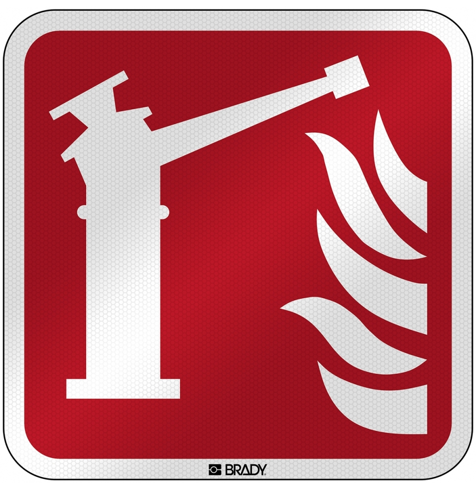 Znak bezpieczeństwa ISO - Monitor pożarowy, F/F015/NT/RFL-390x390-1