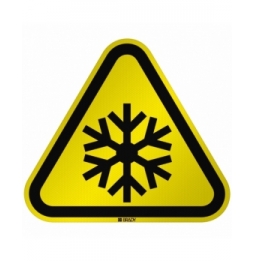 Znak bezpieczeństwa ISO - Ostrzeżenie przed niską/ujemną temperaturą, W/W010/NT/RFL-TRI310-1