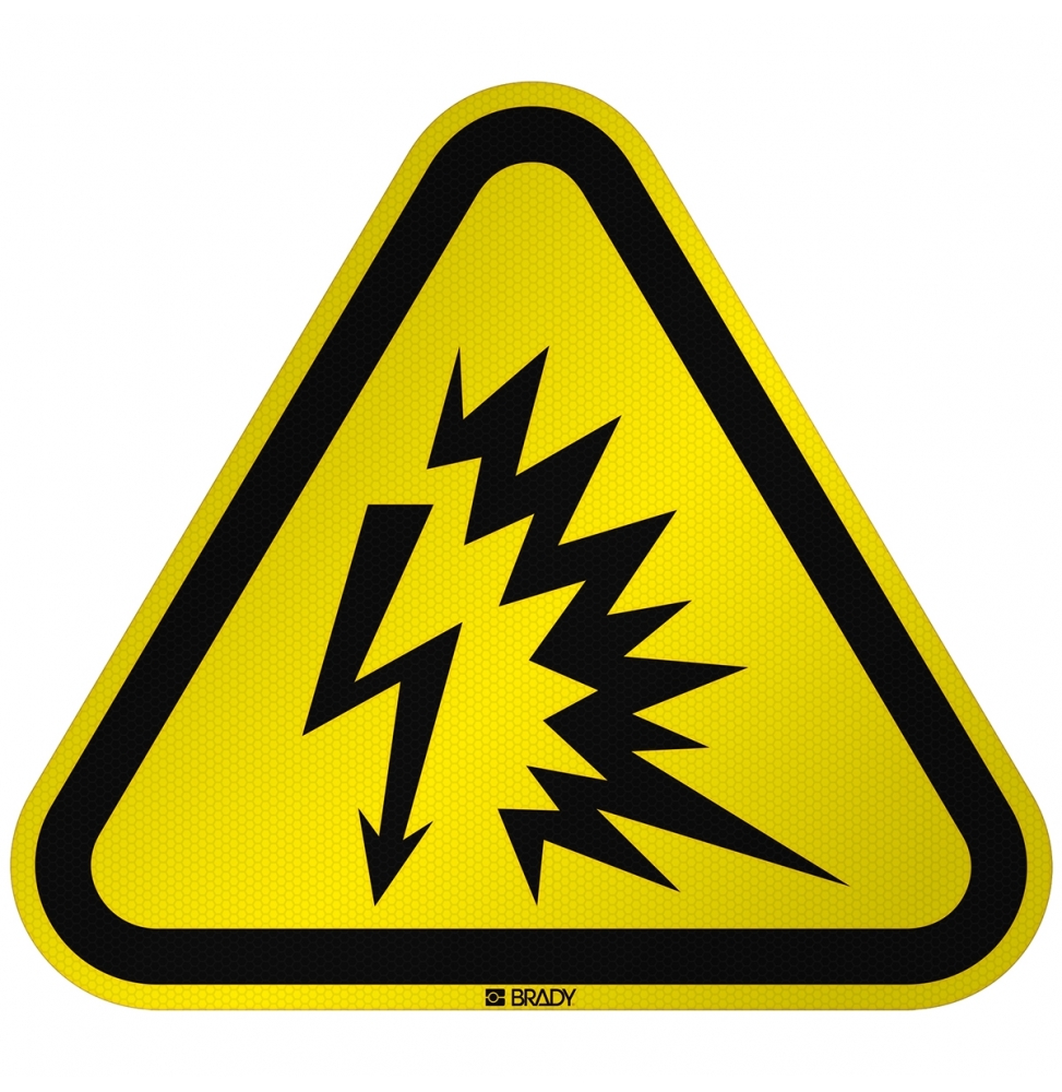 Znak bezpieczeństwa ISO - Ostrzeżenie przed łukiem elektrycznym, W/W042/NT/RFL-TRI310-1