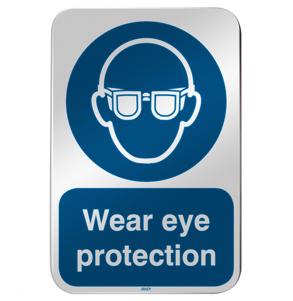 Znak bezpieczeństwa ISO – Nakaz stosowania ochrony oczu, M/M004/EN273/RLFBD-400X600-1