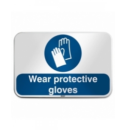 Znak bezpieczeństwa ISO – Nakaz stosowania ochrony rąk, M/M009/EN281/RLFBD-600X400-1