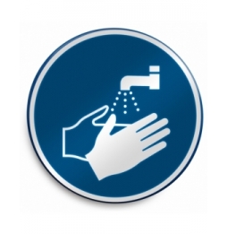 Znak bezpieczeństwa ISO – Nakaz mycia rąk, M/M011/NT/RLFBD-DIA400-1