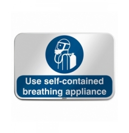 Znak bezpieczeństwa ISO – Nakaz stosowania aparatu oddechowego, M/M047/EN519/RLFBD-600X400-1