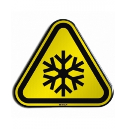 Znak bezpieczeństwa ISO – Ostrzeżenie przed niską/ujemną temperaturą, W/W010/NT/RFLBD-TRI400-1