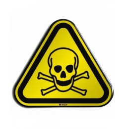 Znak bezpieczeństwa ISO – Ostrzeżenie przed materiałem toksycznym, W/W016/NT/RFLBD-TRI400-1