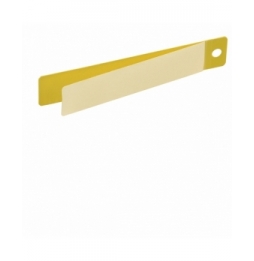 Przywieszki do kabli polipropylenowe z laminatem żółte LT-150X25-B7645 wym. 150.00 mm x 25.00 mm, 50 szt.