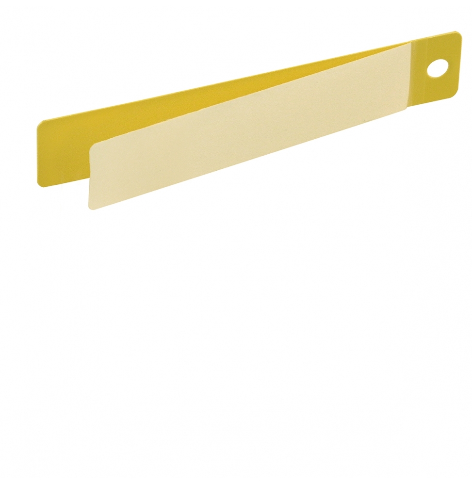 Przywieszki do kabli polipropylenowe z laminatem żółte LT-150X25-B7645 wym. 150.00 mm x 25.00 mm, 50 szt.