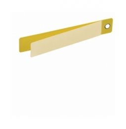 Przywieszki do kabli polipropylenowe z laminatem żółte LT-150X25-B7645-WR-0.05 wym. 150.00 mm x 25.00 mm, 50 szt.