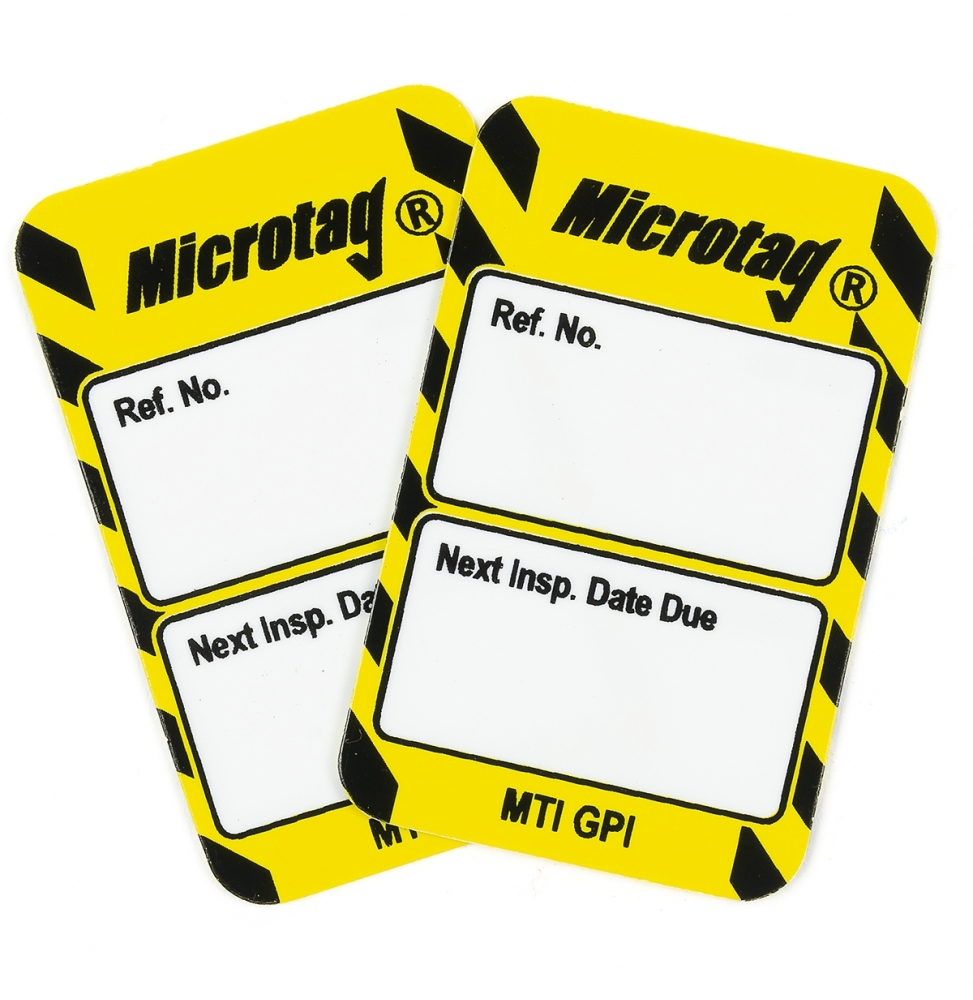 Wkładka do zawieszek Microtag, MIC-MTI-GPI-YL-20