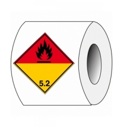 Znak transportowy – ADR 5.2 – Nadtlenek organiczny (250szt.), ADR 5.2-RL COTE 100-B7541