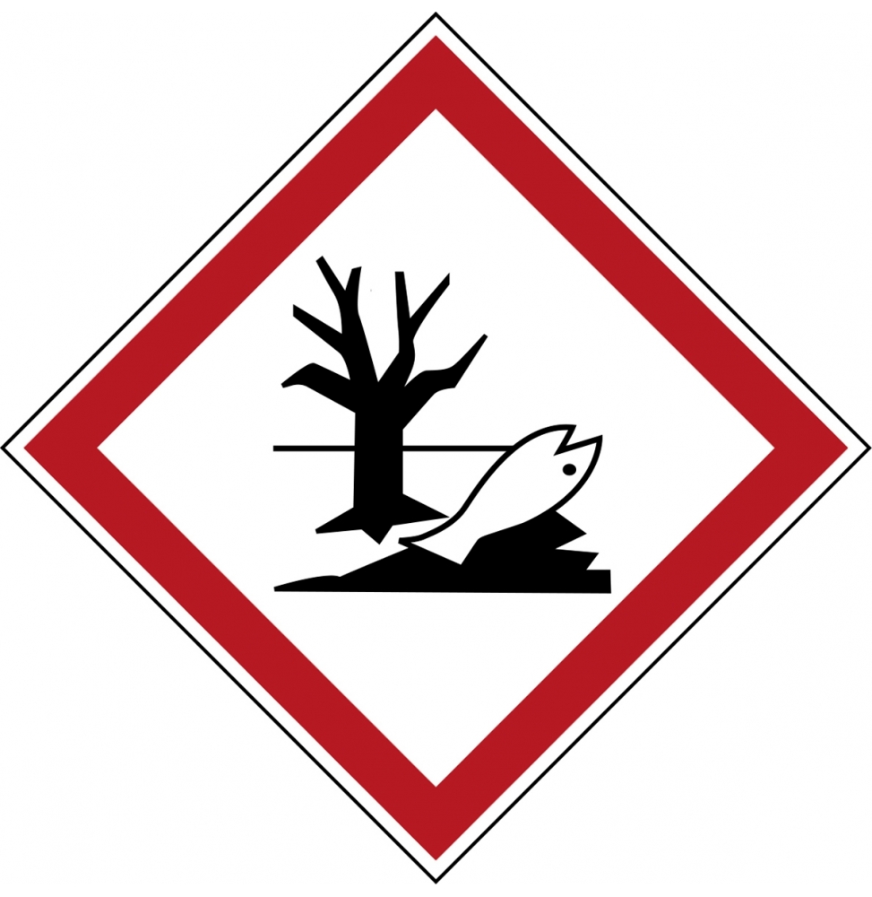 Symbol GHS – Zagrożenie dla środowiska wodnego (4szt.), PIC 1806-100*100-B7541-CRD
