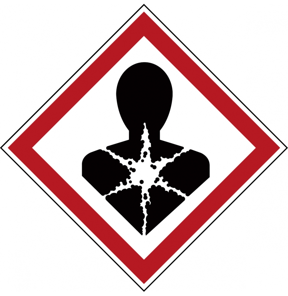 Symbol GHS – Zagrożenie dla układu oddechowego (4szt.), PIC 1807-100*100-B7541-CRD