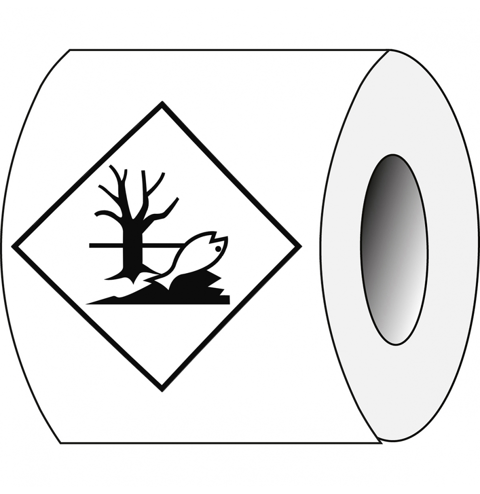 Znak transportowy – ADR EHS – Substancja niebezpieczna dla środowiska (250szt.), ADR 9RL ENVIRONMENT - 100*100-B7541