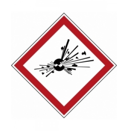 Symbol GHS – GHS01 – Właściwości wybuchowe (96szt.), MINI PIC1801-10X10-GHS01/96