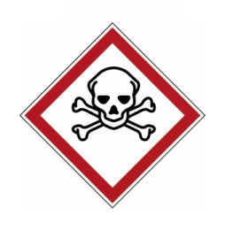 Symbol GHS – Ostra toksyczność (250szt.), PIC 1809-100*100-B7541-RLL-CONTINOUS