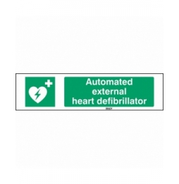 Znak ISO 7010 – Automatyczny defibrylator zewnętrzny, STEN E010-297X74-PE-CRD/1