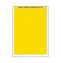 Etykiety poliestrowe żółte ELAT-28-747-YL wym. 210.00 mm x 297.00 mm, 25 szt.