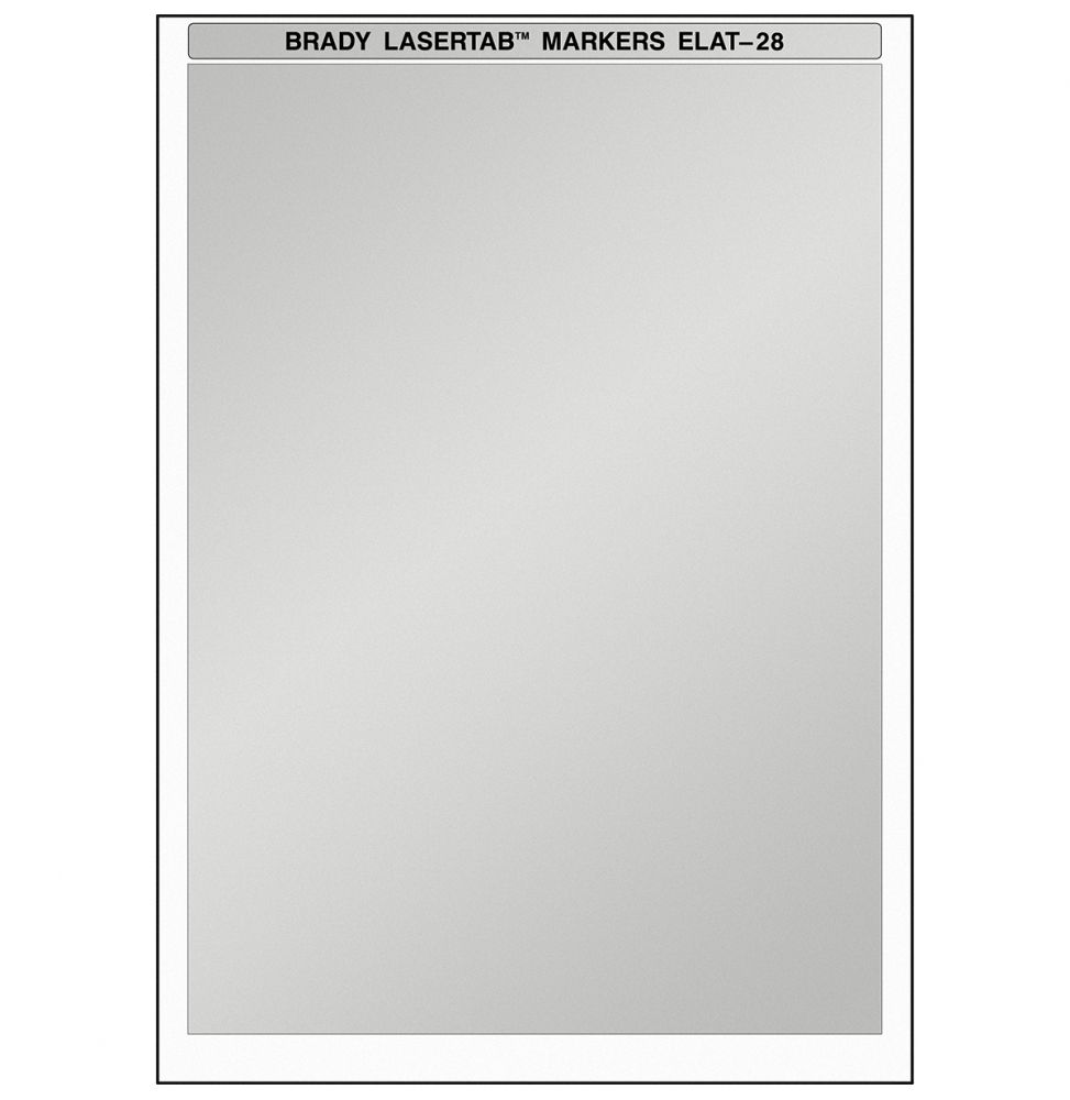 Etykiety poliestrowe srebrne ELAT-28-773 wym. 210.00 mm x 297.00 mm, 25 szt.