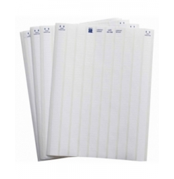 Etykiety z tkaniny nylonowej białe LAT-29-799-10 wym. 16.51 mm x 5.08 mm, 10080 szt.