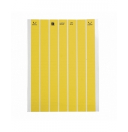 Etykiety poliestrowe żółte LAT-8-747-10-YL wym. 25.40 mm x 9.53 mm, 10150 szt.