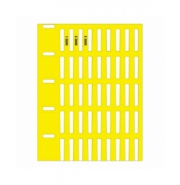 Wkładki DuraSleeve poliestrowe THTRDS-16x4,4-7696-YL wym. 16.00 mm x 4.40 mm, 10000 szt.