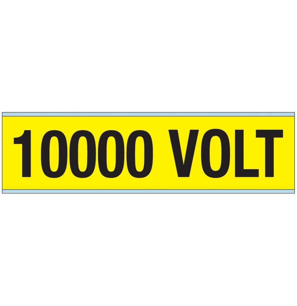Znaczniki kanałów i napięcia – 10 000 V (25szt.), VOLTAGE MARKERS CV 10000 VOLT A