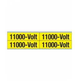 Znaczniki kanałów i napięcia – 11 000 V (100szt.), VOLTAGE MARKERS CV 11000-B