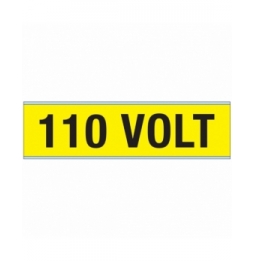 Znaczniki kanałów i napięcia – 110 V (25szt.), VOLTAGE MARKERS CV 110 VOLT A