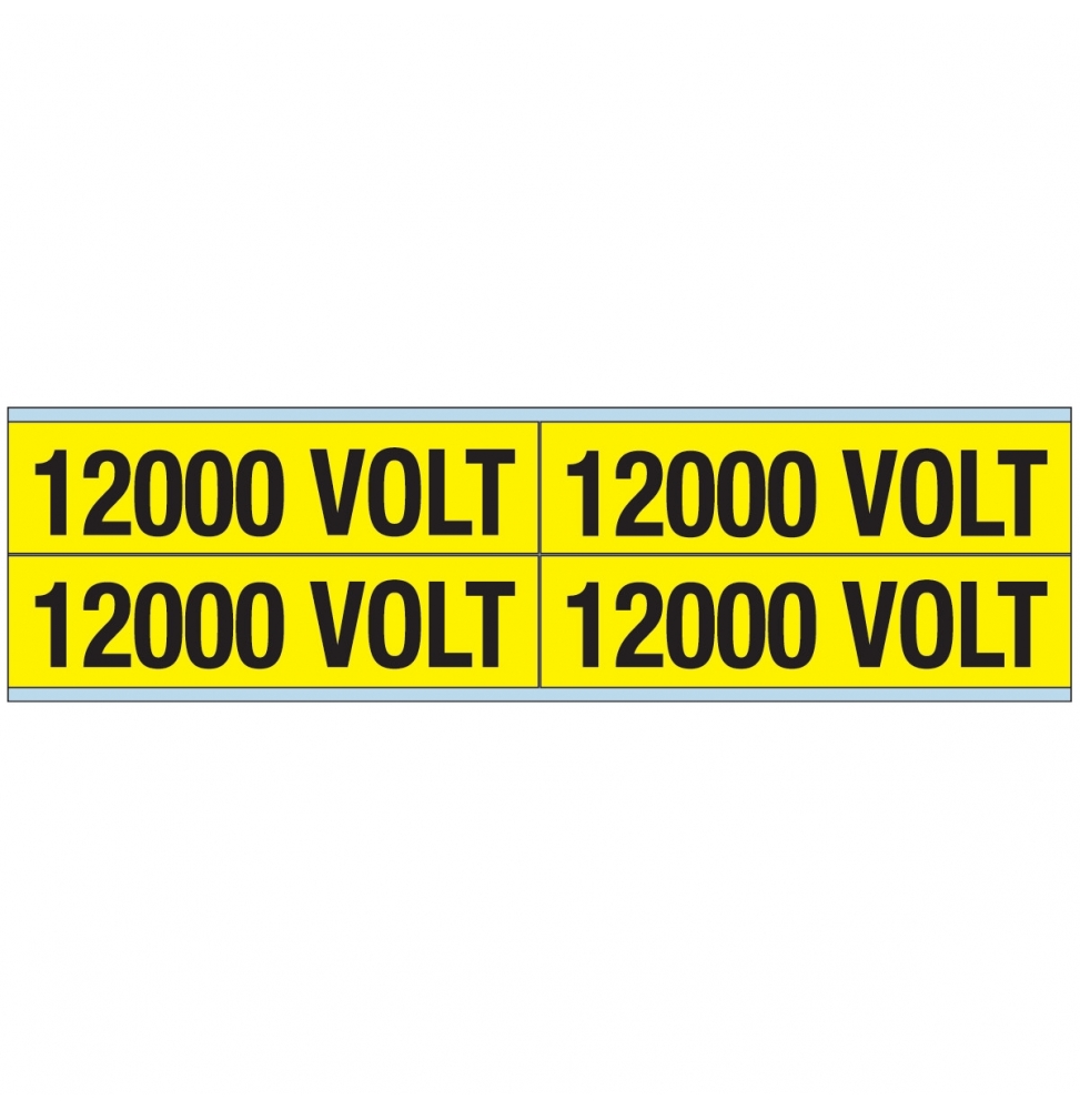 Znaczniki kanałów i napięcia – 12 000 V (100szt.), VOLTAGE MARKERS CV 12000 VOLT B