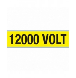 Znaczniki kanałów i napięcia – 12 000 V (25szt.), VOLTAGE MARKERS CV 12000 VOLT A