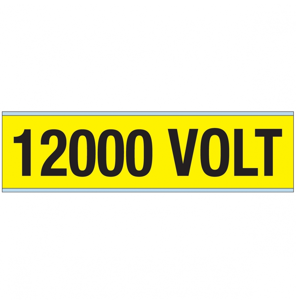 Znaczniki kanałów i napięcia – 12 000 V (25szt.), VOLTAGE MARKERS CV 12000 VOLT A