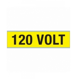 Znaczniki kanałów i napięcia – 120 V (25szt.), VOLTAGE MARKERS CV 120 VOLT A
