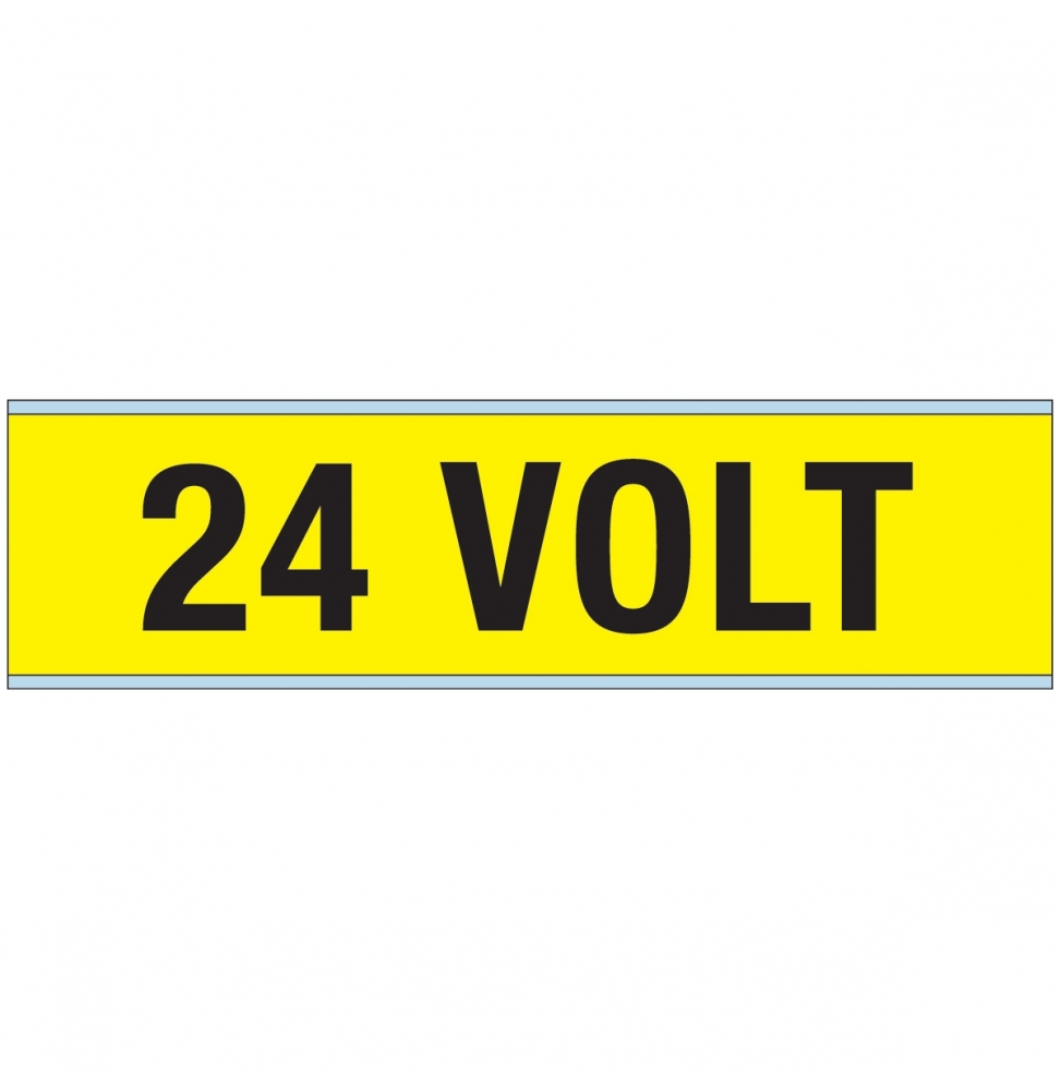 Znaczniki kanałów i napięcia – 24 V (25szt.), VOLTAGE MARKERS CV 24 VOLT A