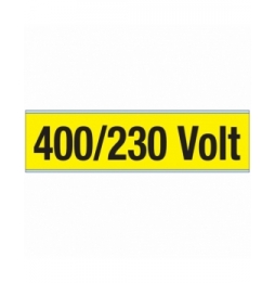 Znaczniki kanałów i napięcia – 400 V / 230 V (25szt.), VOLTAGE MARKERS CV 400/230 VOLT-A