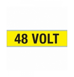 Znaczniki kanałów i napięcia – 48 V (25szt.), VOLTAGE MARKERS CV 48 VOLT A