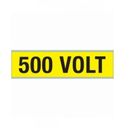 Znaczniki kanałów i napięcia – 500 V (25szt.), VOLTAGE MARKERS CV 500 VOLT A