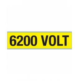 Znaczniki kanałów i napięcia – 6200 V (25szt.), VOLTAGE MARKERS CV 6200 VOLT A