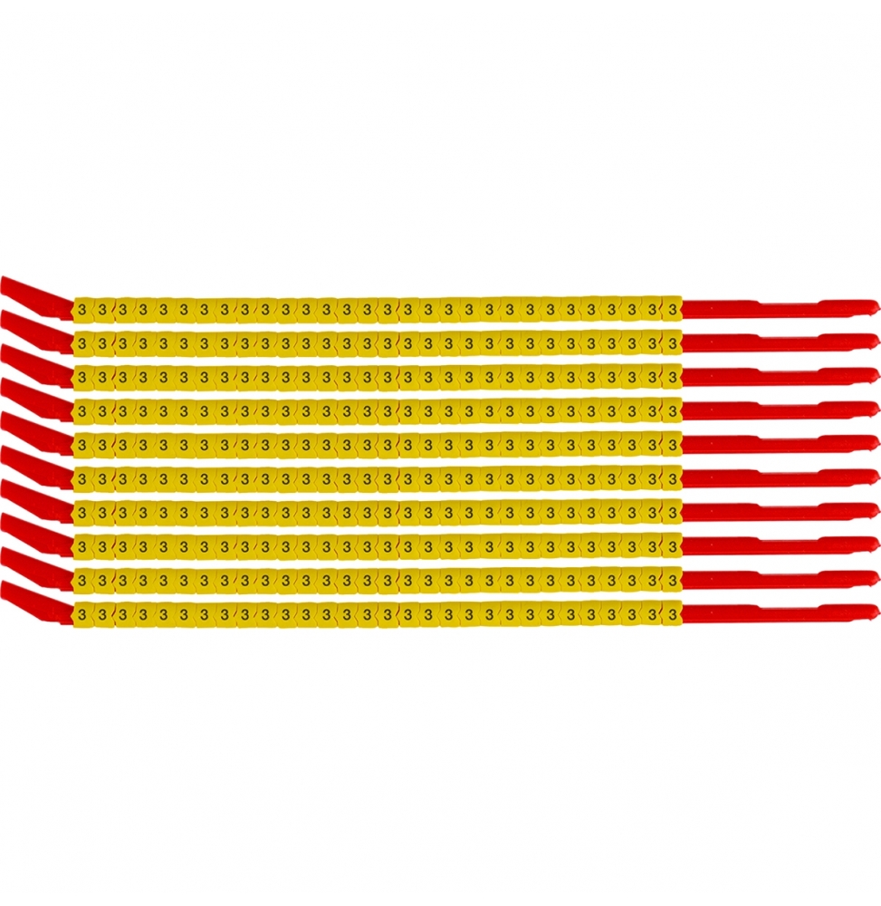 Znaczniki przewodów Clip Sleeve (300szt.), SCNG-10-3