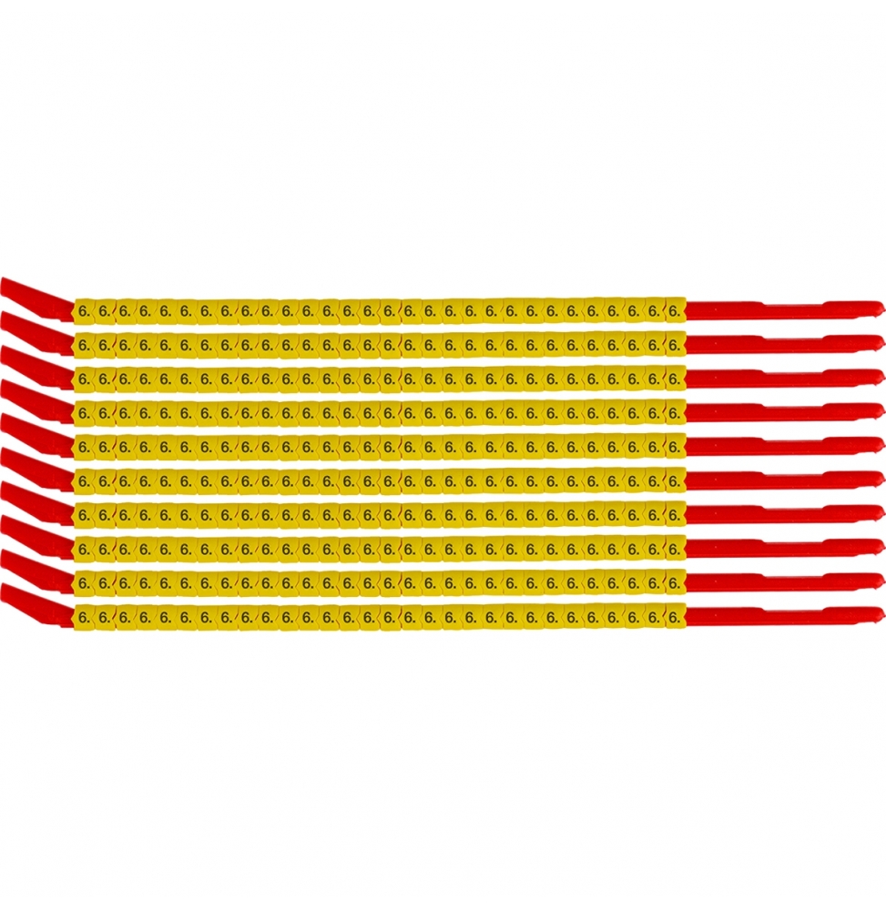 Znaczniki przewodów Clip Sleeve (300szt.), SCNG-10-6