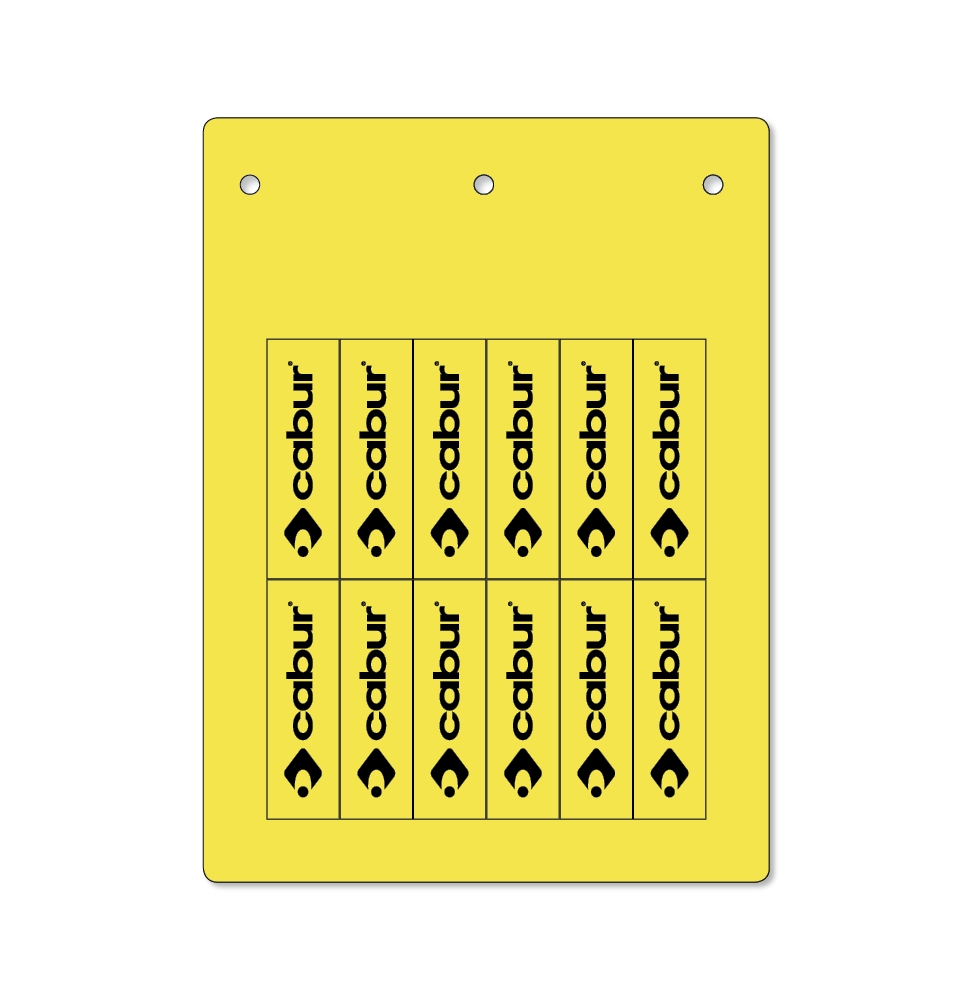 Etykiety samoprzylepne 15x49 mm, żółte, TAV4915AY